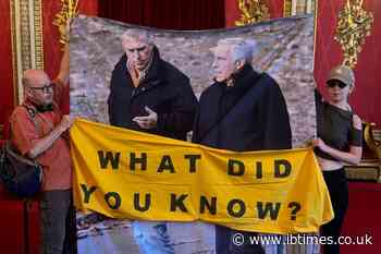 Anti-Monarchy Activists Pull Prince Andrew and Epstein Stunt Inside Buckingham Palace's Throne Room