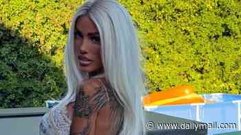 Katie Price shows off a whole new look with platinum wig as she reveals she's planning to ditch her jet black hair