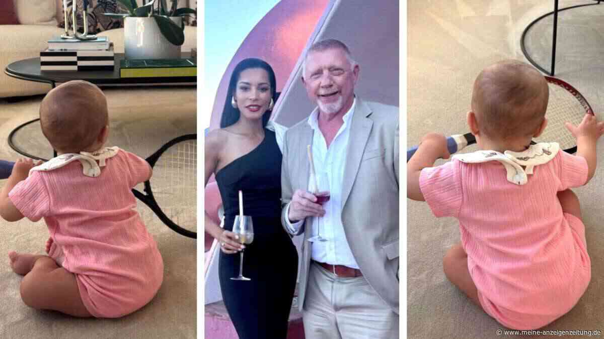 Boris Becker teilt niedliche Tennis-Versuche seines Babys
