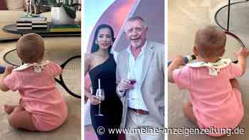 Boris Becker teilt niedliche Tennis-Versuche seines Babys