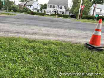 After ire, red pavement stripped from Niskayuna road