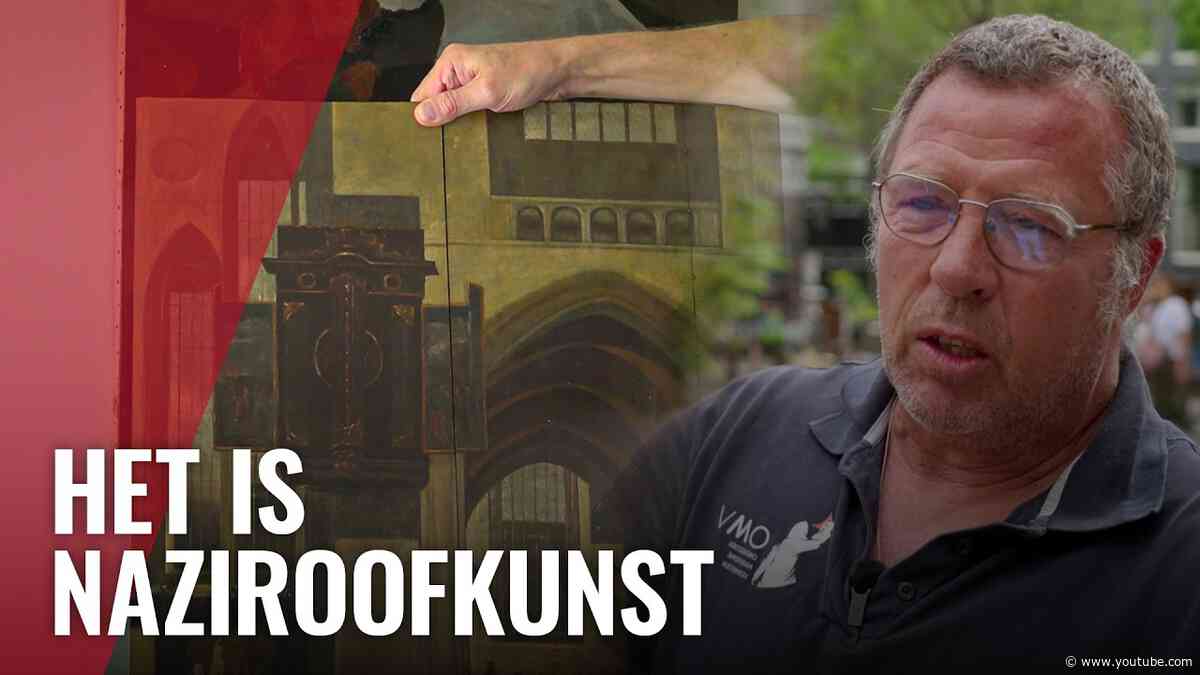 Robert vindt geroofd Goudstikker-schilderij tussen grofvuil
