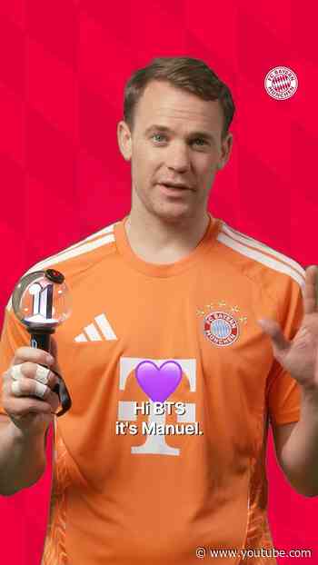 Never thought we would see Manuel Neuer with an ARMY BOMB! 👀💜 @BTS #BTS_WORLDTOUR_ARIRANG