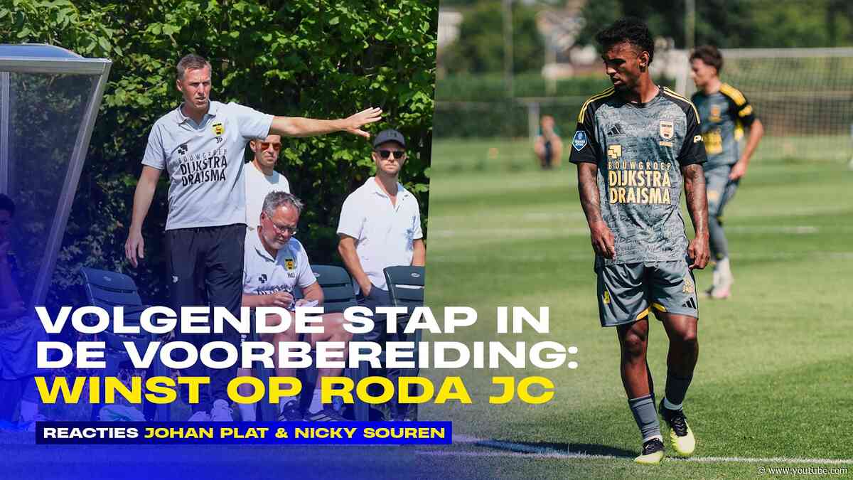"We zijn goed op weg en hard aan het werk" | 🎙️ Nabeschouwing met Johan Plat en Nicky Souren