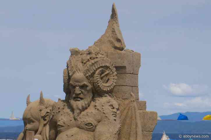Security increased after vandalism incident at B.C. sand sculpture competition
