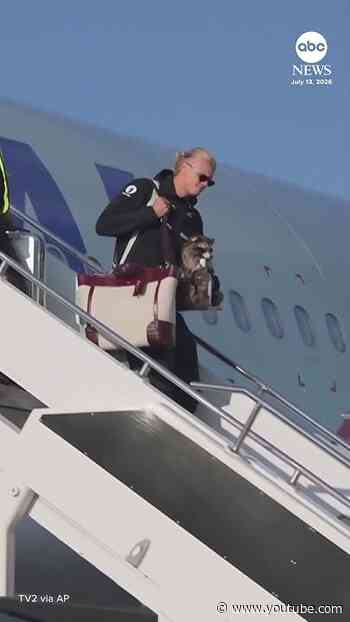 World Cup star Erling Haaland returns to Norway with ‘Whiskey Raccoon’