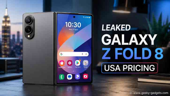 Leaked USA Pricing for Samsung Galaxy Z Fold 8 Surfaces