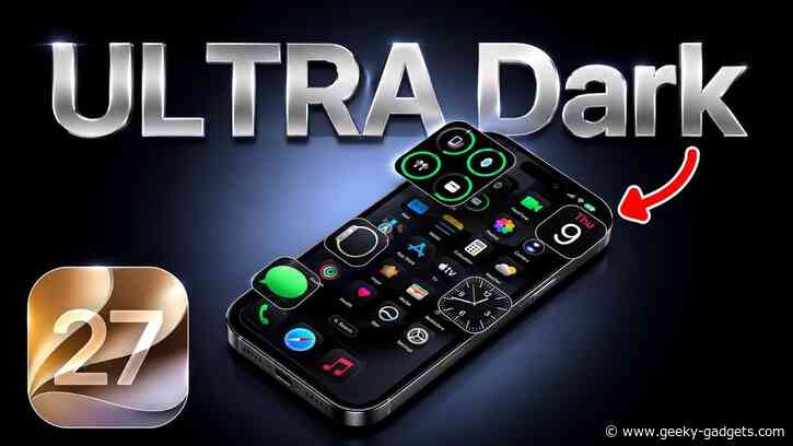How to Set Up iOS 27 Ultra Dark Mode and Liquid Glass