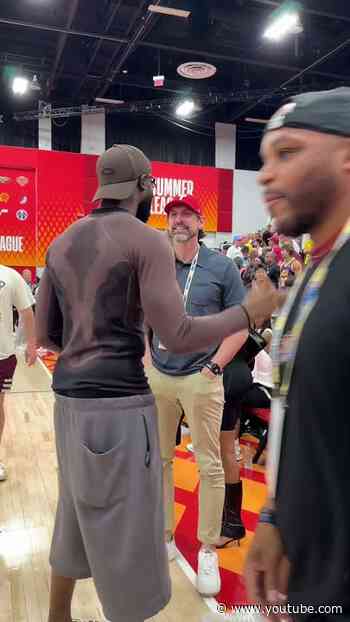 Jaylen Brown In The House At Summer League! #jaylenbrown #nba #sixers #basketball #philly