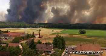 Another major heat wave fueling European wildfires