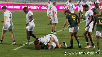 England flanker's horror headbutt