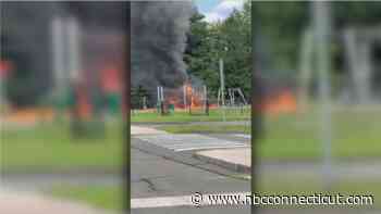 Windsor playground damaged by fire as officials investigate cause
