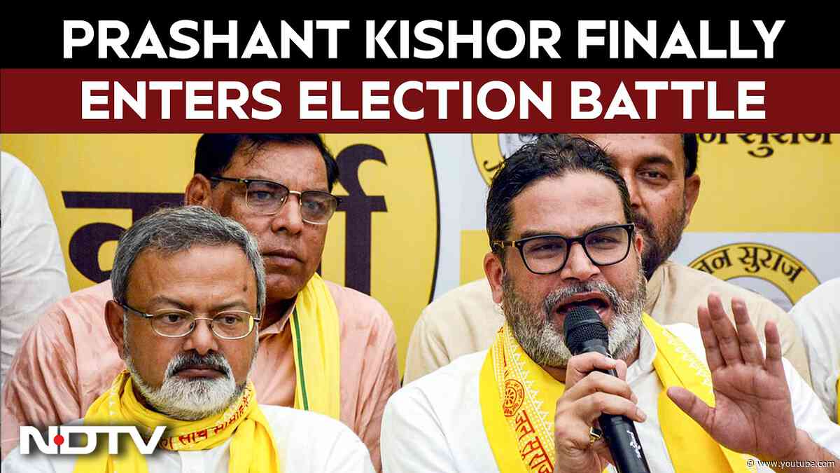 Prashant Kishor News Today | Prashant Kishor's First Election: Can the Master Strategist Win?