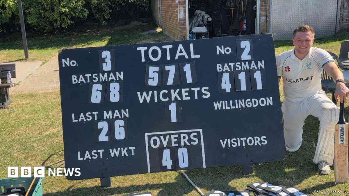 Cricketer hails record-breaking quadruple century