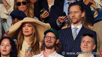 Jennifer Lopez's gigantic hat steals the spotlight from billion-dollar box office star at Wimbledon