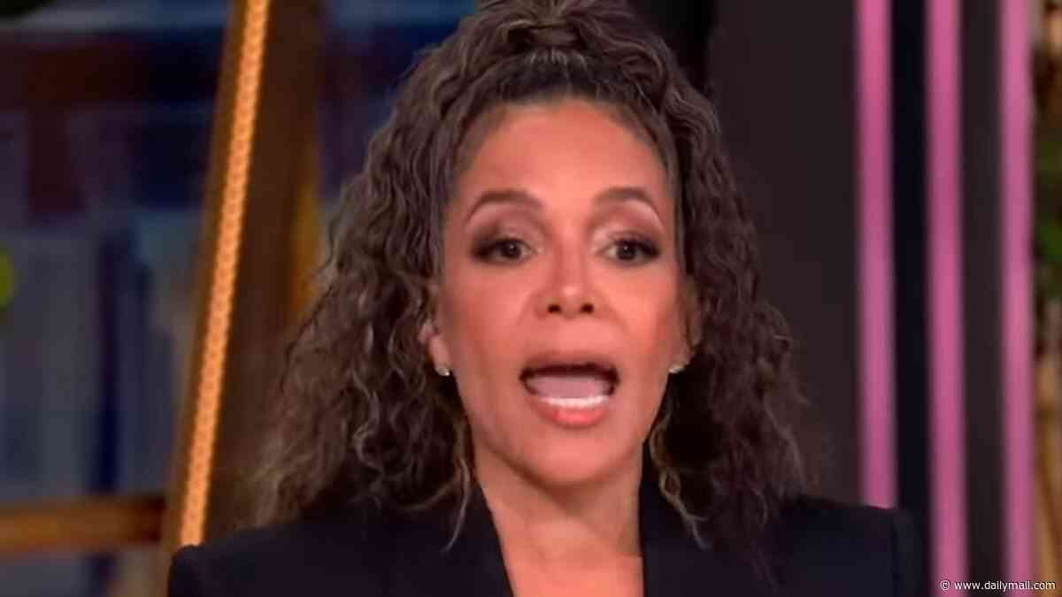 The View's Sunny Hostin reportedly name-drops the hit talk show after her son, 24, is cited for trespassing