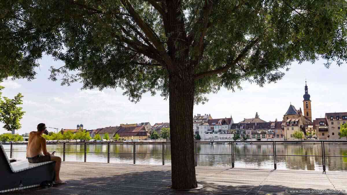 Diese Karte zeigt Ihnen, wo gerade Schatten ist