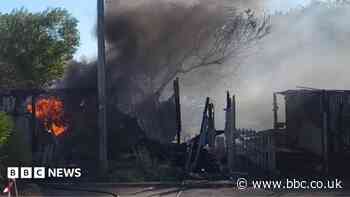 Attractions shut and homes without power after fire