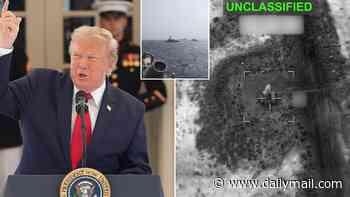 Trump drains Reflecting Pool and vows 'country hating sleazebags' will pay the price for slashing bottom of basin