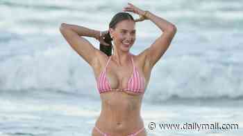 Farmer Wants A Wife villain strips down to a bikini as she debuts her new boyfriend during steamy beach outing and reveals big relationship news