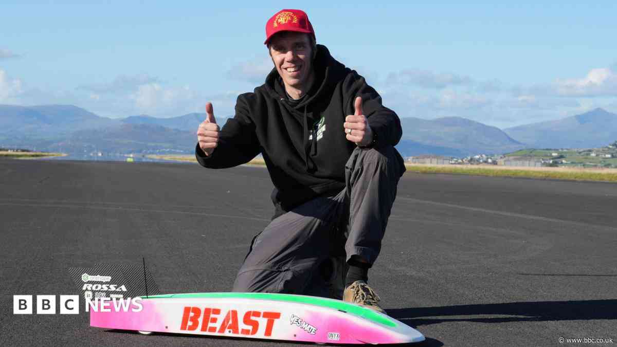 Man breaks own remote control car world record