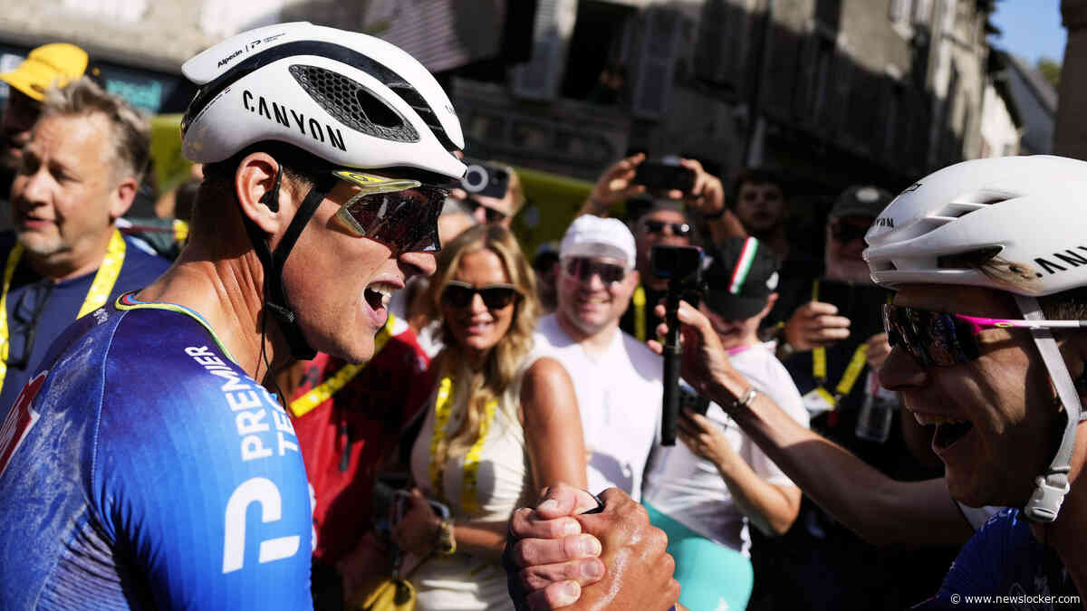 Van der Poel en Olav Kooij inspireren Nederlandse collega’s met dagzeges in Tour de France: ’Mathieu is een enorme klasbak’