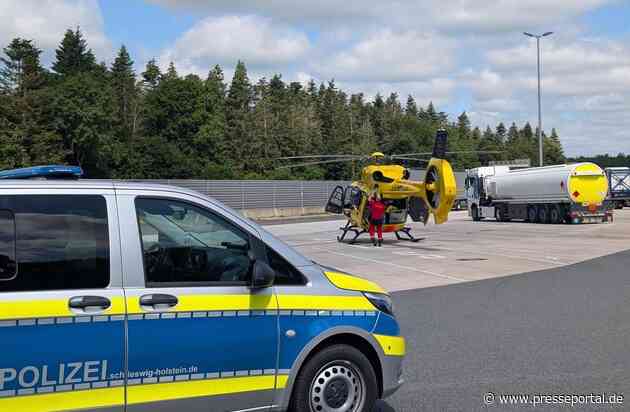 POL-NMS: 260714-1- PD NMS-Polizeieinsatz der besonderen Art- Babyglück auf dem Rastplatz