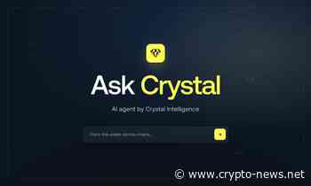 Crystal Intelligence launches Ask Crystal, the AI analyst behind every blockchain judgment