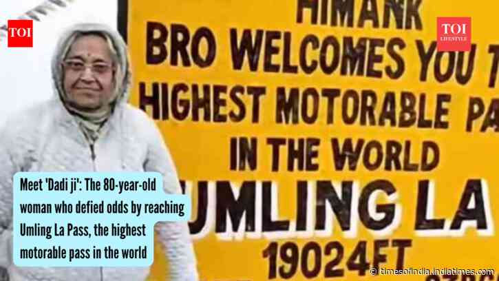 Meet 'Dadi ji': The 80-year-old woman who defied odds by reaching Umling La Pass, the highest motorable pass in the world