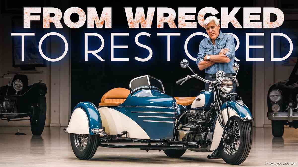 Jay Leno’s 1940 Indian Chief Crashed, Totaled, and Remade From Scratch! | Jay Leno's Garage