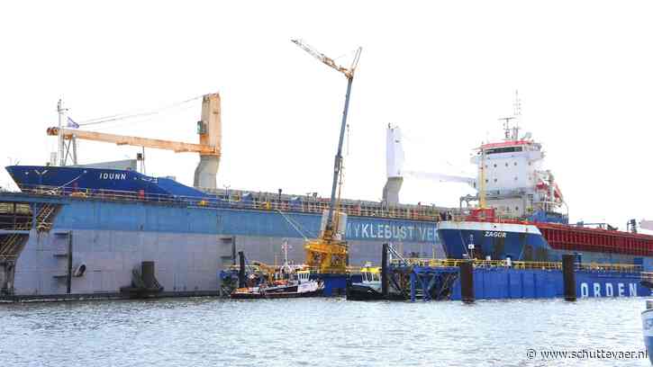 Dok Norden Shipyard maakt slagzij met schip erin