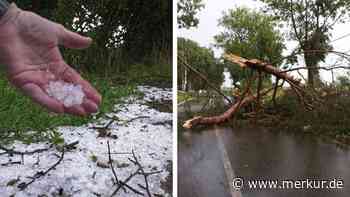 Schwere Unwetter mit tennisballgroßem Hagel über Deutschland: Neue Warnung für Dienstag