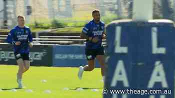 Crichton trains days after being stretchered off