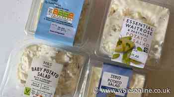 I tried potato salad from Tesco, Sainsbury's, M&S and Waitrose — 1 obvious winner