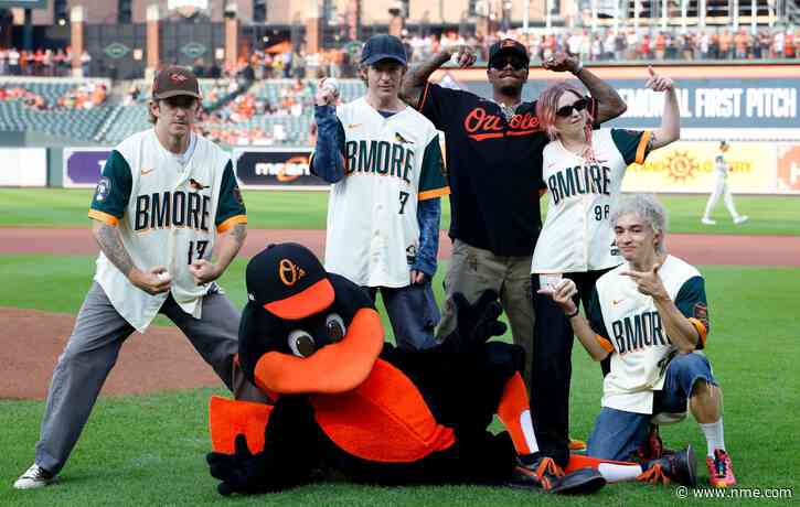 Watch Turnstile take over Baltimore Orioles baseball game on night honouring hometown band