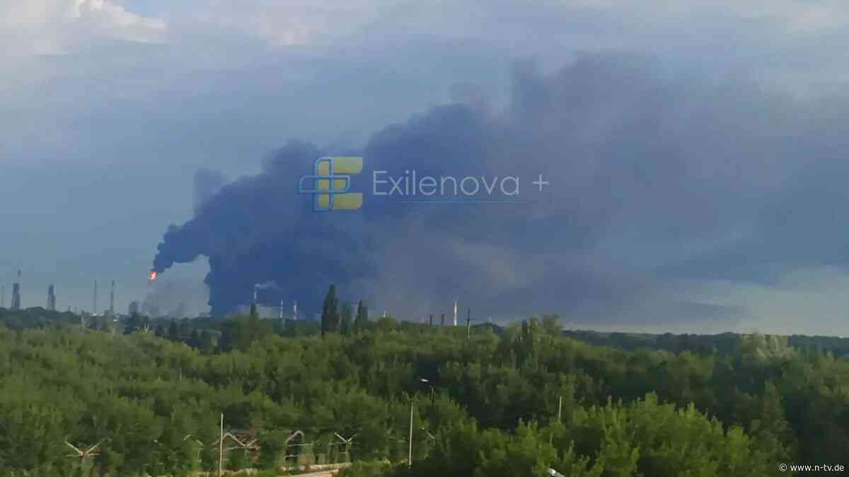 1400 Kilometer hinter der Front: Drohnenangriff trifft eine der größten Raffinerien Russlands
