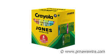 Jones Soda Announces Limited-Edition Crayola Collaboration as Part of 30th Anniversary "Dirty 30" Celebration