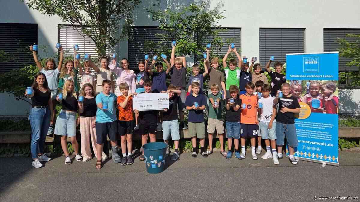 Spenden gegen Hunger: Rosenheimer Schüler sammeln über 2500 Euro