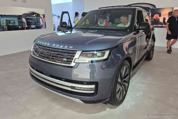 Elektrische Range Rover stilletjes gepresenteerd