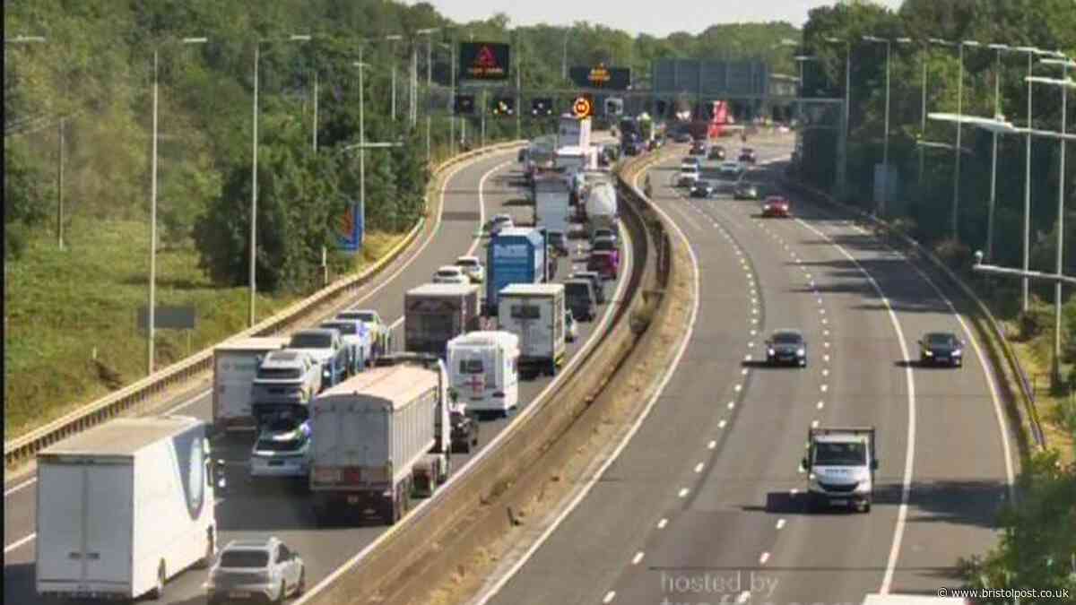 M5 clears after crash near Cribbs Causeway