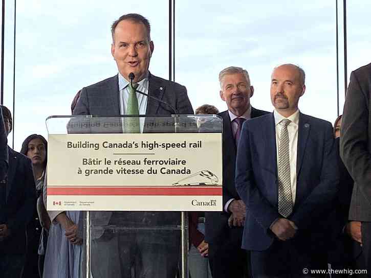 Kingston signs non-disclosure agreement for high-speed rail talks