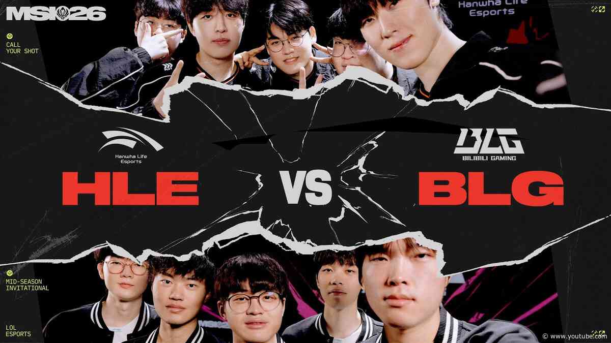 BLG vs HLE | MSI 2026 | Grand Final | Game 05 | Bilibili Gaming vs Hanwha Life Esports