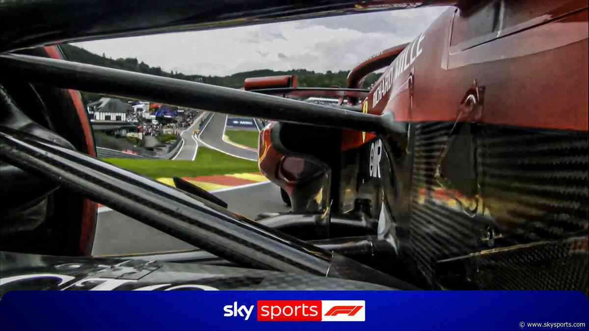 You don't realise how steep Eau Rouge really is!