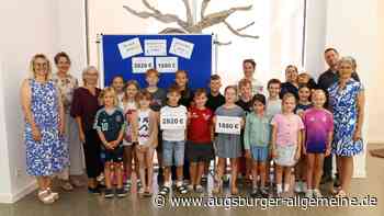 Grundschule Rennertshofen erläuft 4700 Euro für den guten Zweck