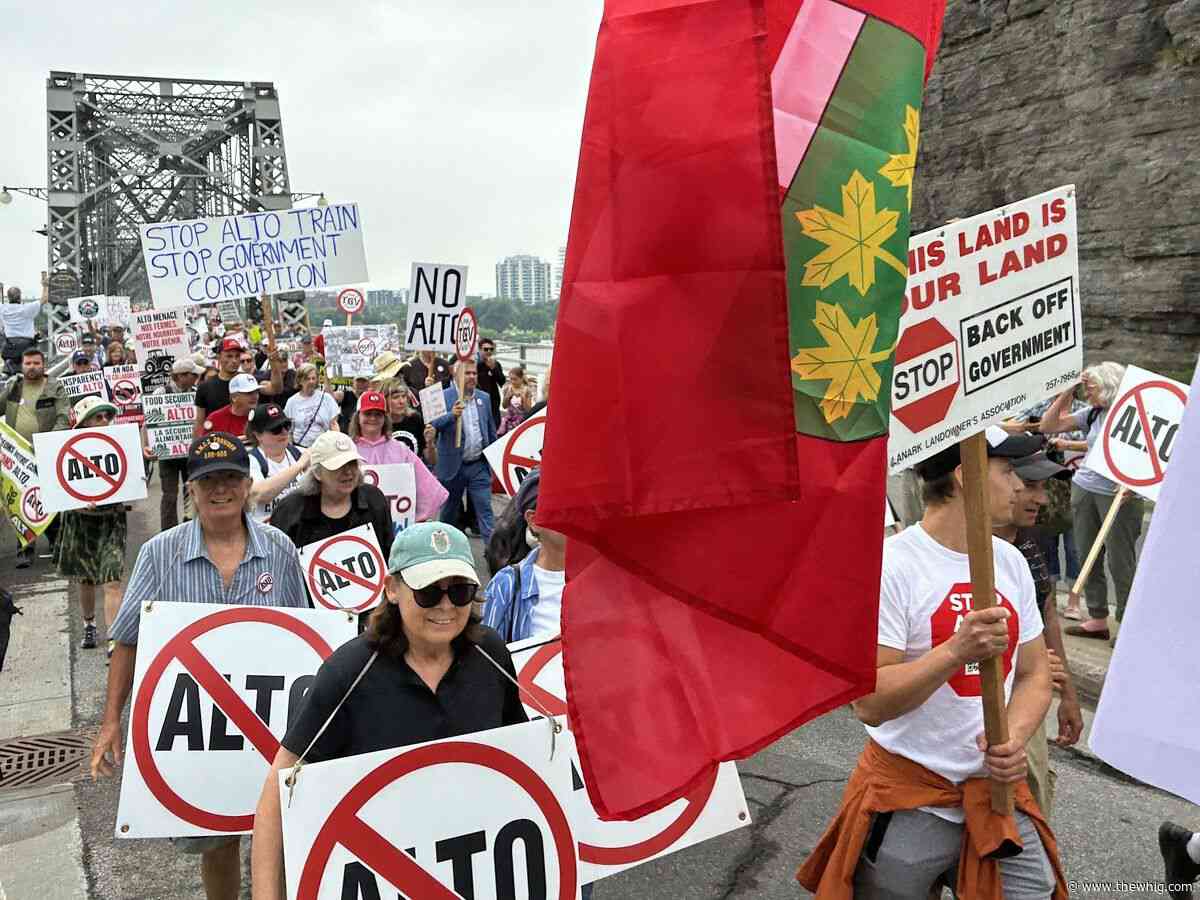 Community groups come together in opposition to high-speed rail