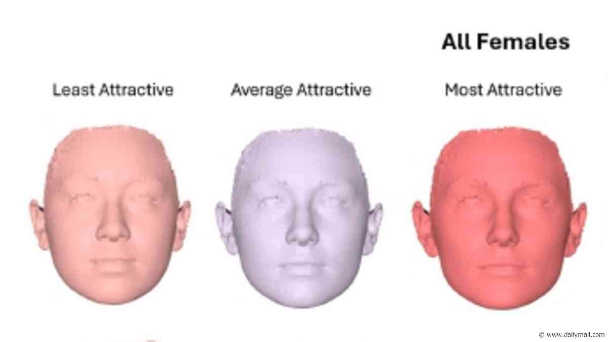 Scientists reveal the most attractive facial features in men and women - and David Gandy and Margot Robbie are the closest real-life examples