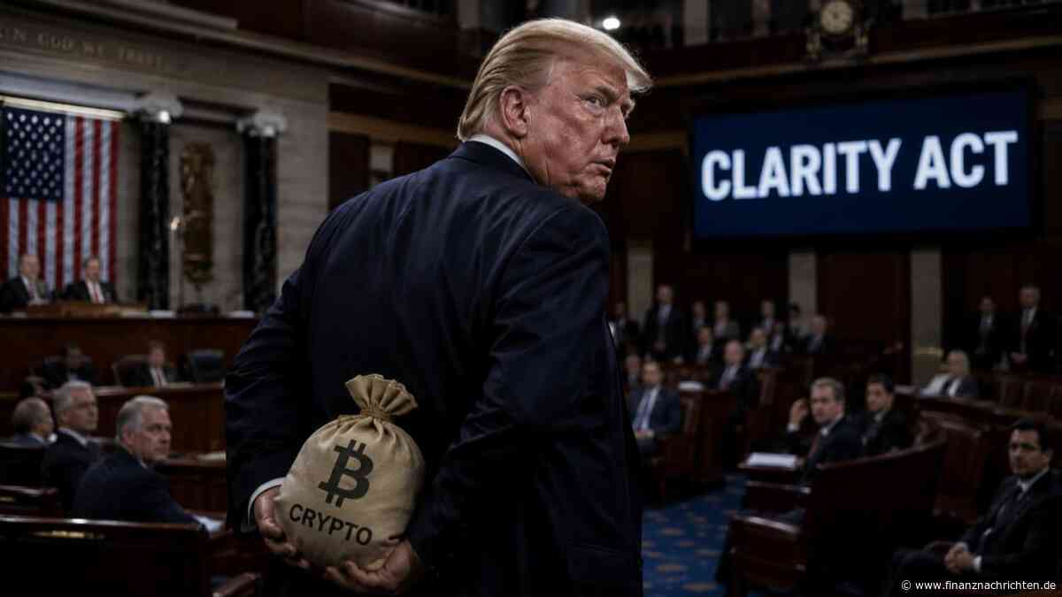Ethikfrage offen: Trump drängt auf den Clarity Act - doch seine Krypto-Gewinne werfen Fragen auf