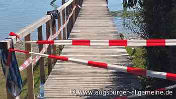 Strandbad St. Alban: Steg ist nach schwerer Verletzung gesperrt