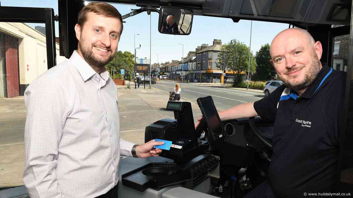 East Yorkshire buses go contactless with new tap on, tap off system
