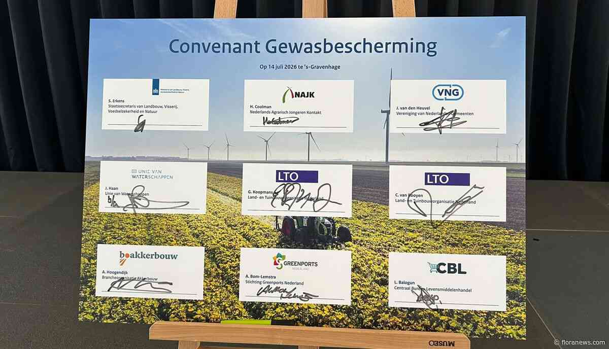 Plantaardige sectoren tekenen hoofdlijnen Convenant Gewasbescherming